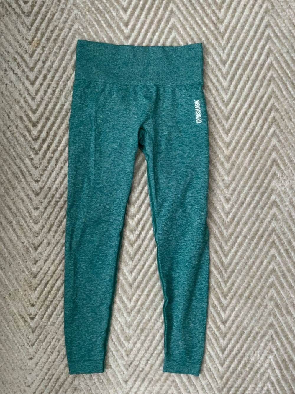 Gymshark Seamless Green/Teal Leggings, Small